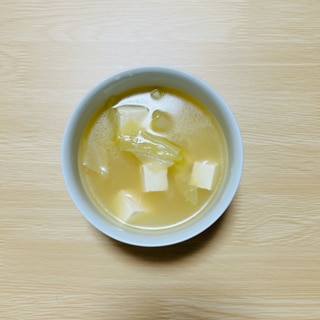 味噌汁♡キャベツ・豆腐・玉ねぎ